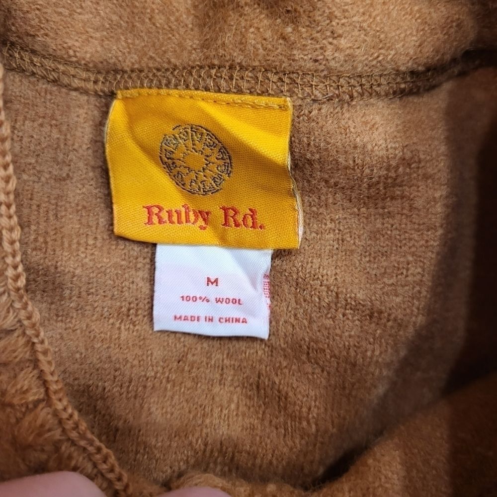 100%Wool Ruby Rd Boho Sweater - image 6